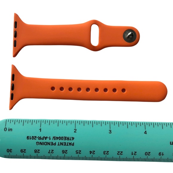 5/$20 NEW Orange SLiM Silicone Sport Band 44/45/49 mm S/M - Picture 3 of 8